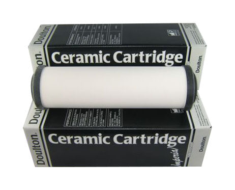 10"x2.5" Doulton Ceramic Cartridge, Carbon Core