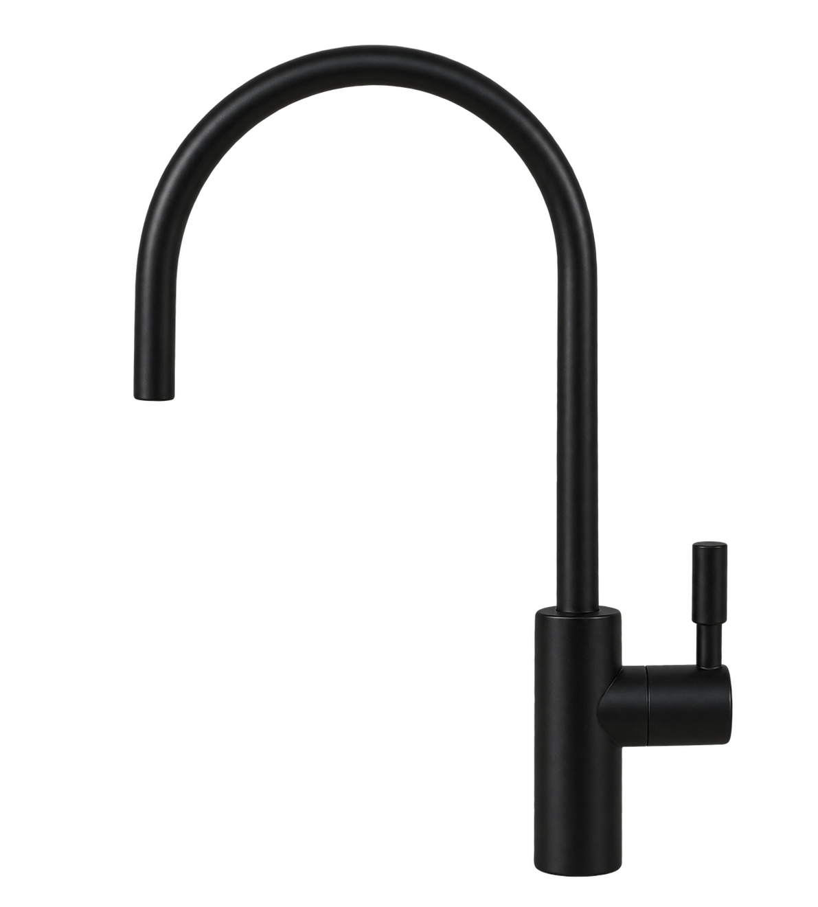 Matt black rounded