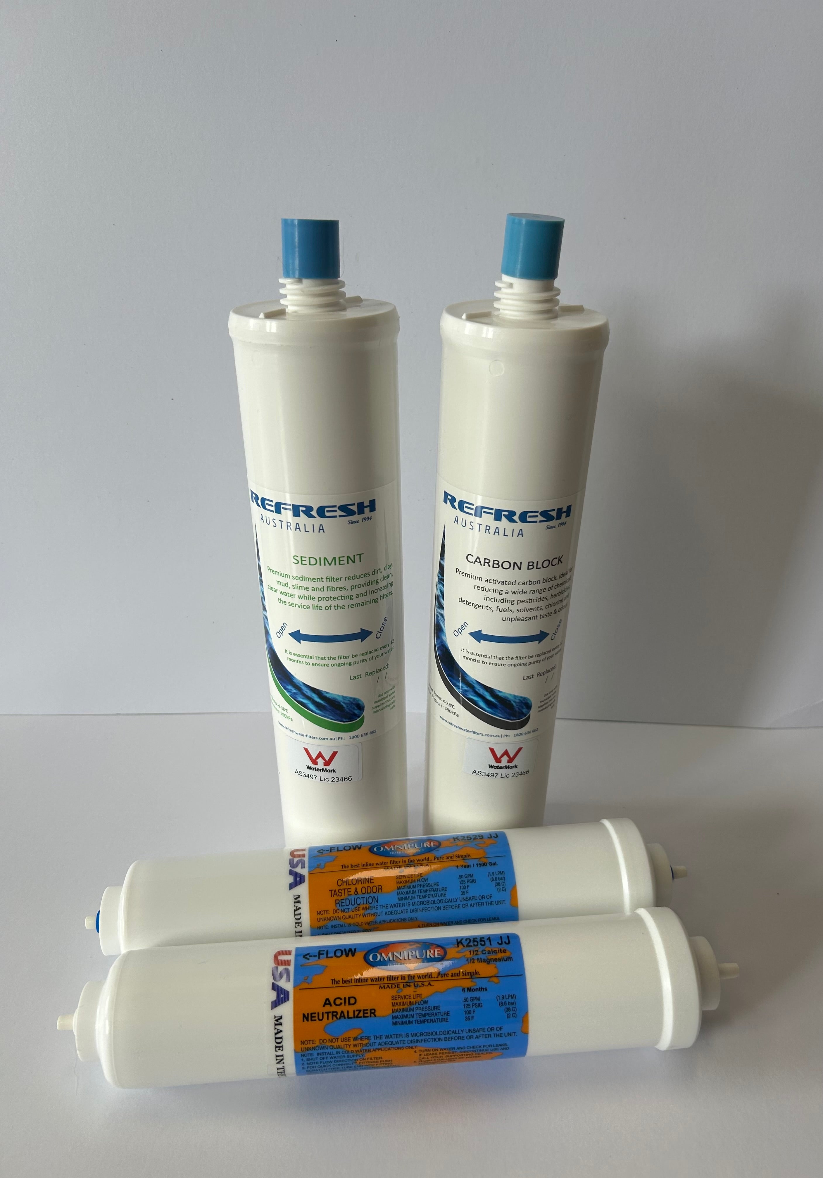 QROX5 - Replacement Cartridges for QROX5 Reverse Osmosis System