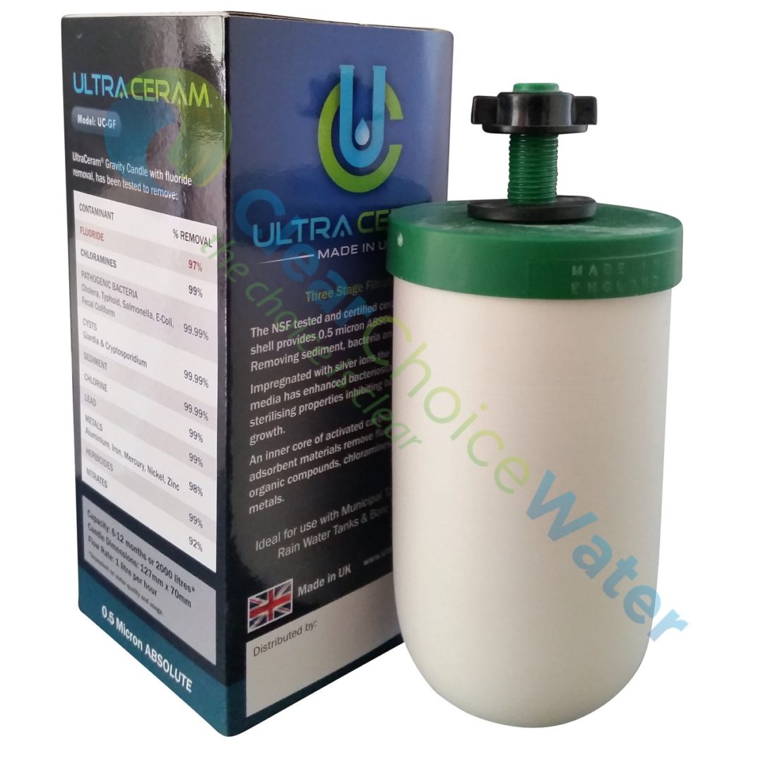 Ultraceram Fluoride Removal Gravity Water Filter