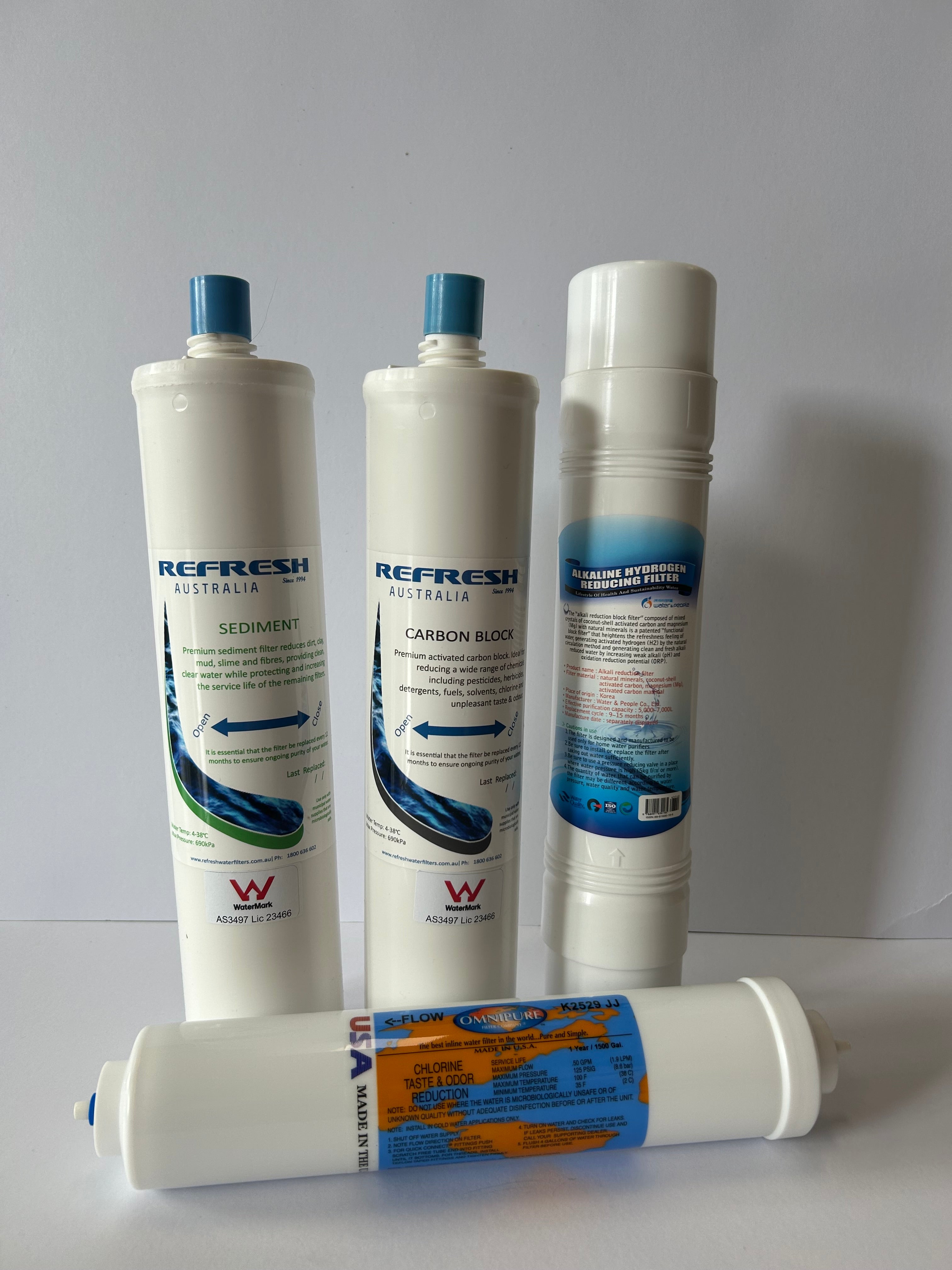 QROX5+ Replacement Cartridges for QROX5+ Reverse Osmosis System