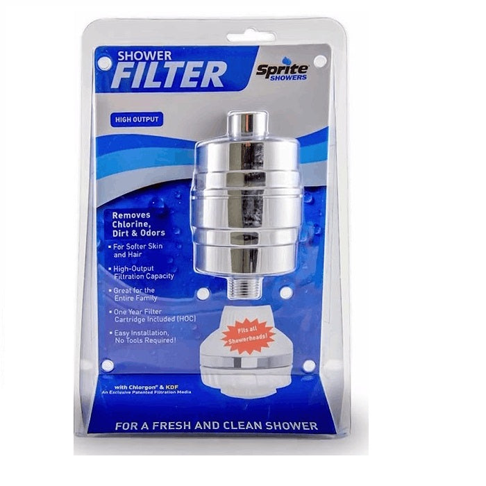 Sprite High Output Chrome Shower Filter